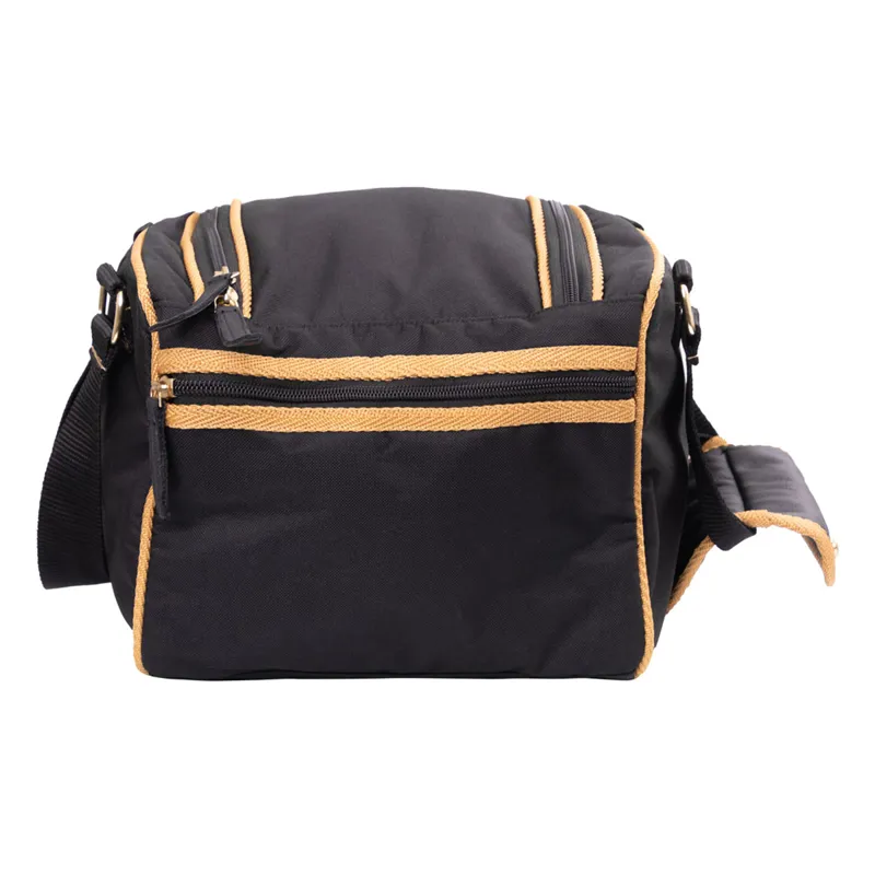 Supreme Products Pro Groom Riding Hat Bag - Black/Gold-1